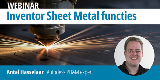 Inventor Sheet Metal: handige functies