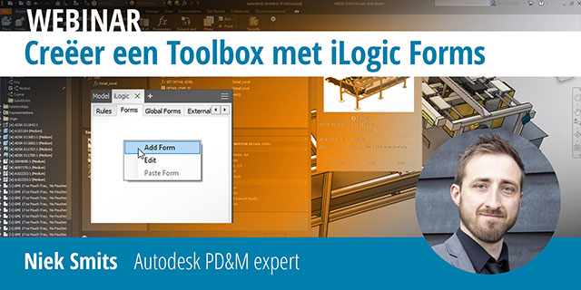 Creëer een Toolbox met iLogic Forms