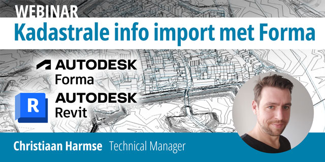 Kadastrale data importeren in Revit met Autodesk Forma
