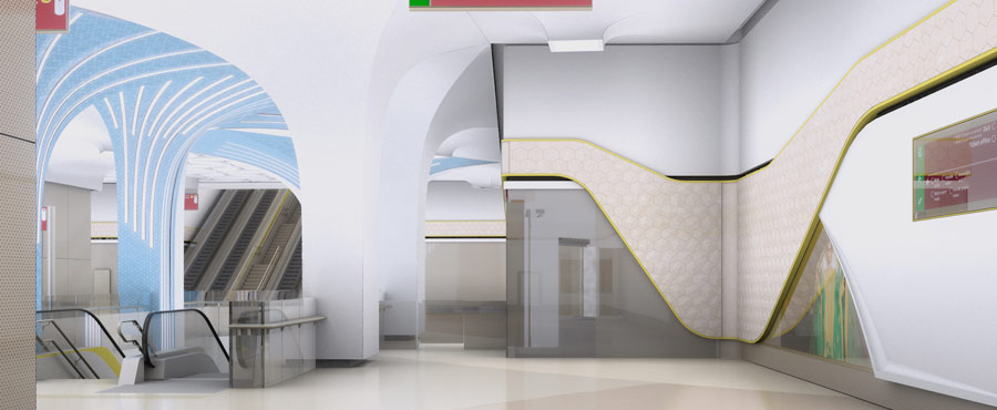 Arcadis tekende voor BIM-ontwerp van tien metrostations aan Gold Line in Qatar