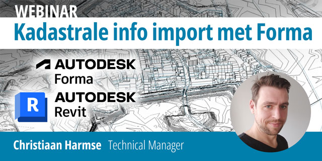 Webinar on demand – Kadastrale data importeren in Revit met Autodesk Forma